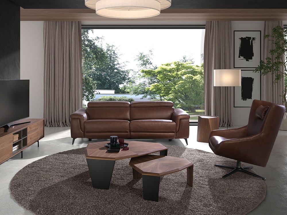 Combina la mesa de centro 2136 con otras piezas de la colección de salón de Ángel Cerdá