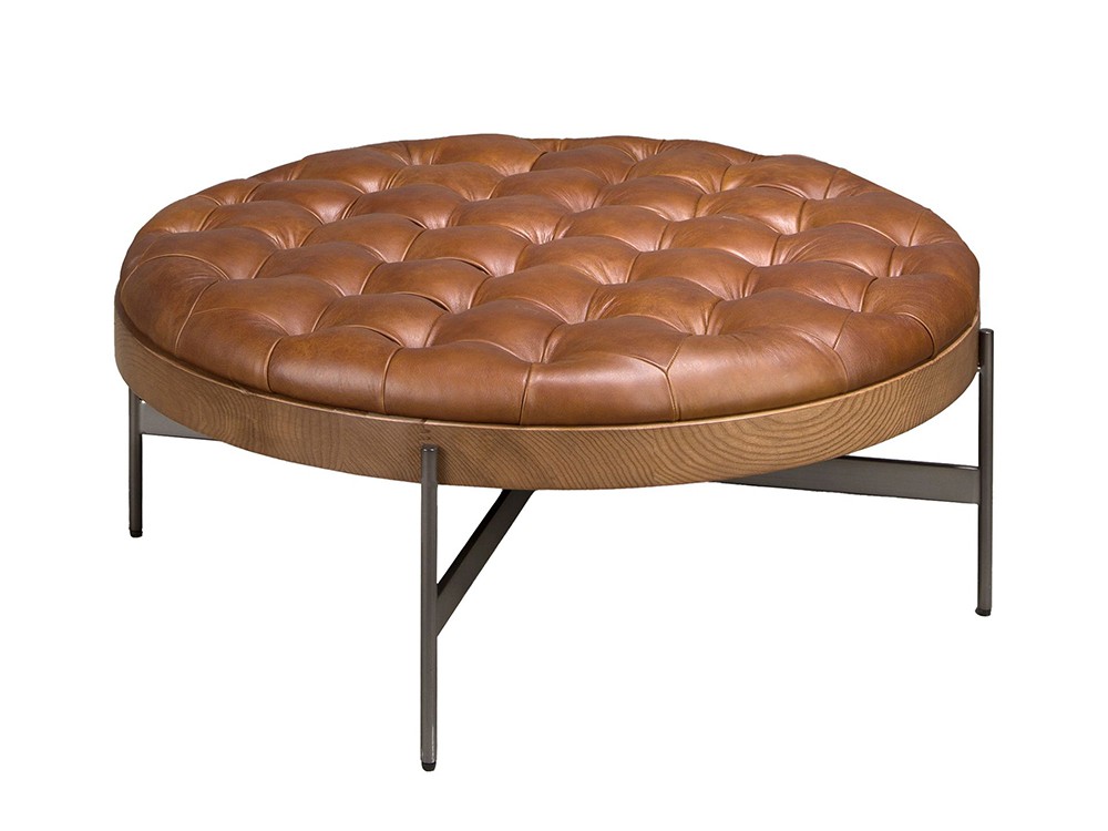 Estructura en chapa nogal y patas de acero inoxidable oscurecido 2147 mesa de Ángel Cerdá