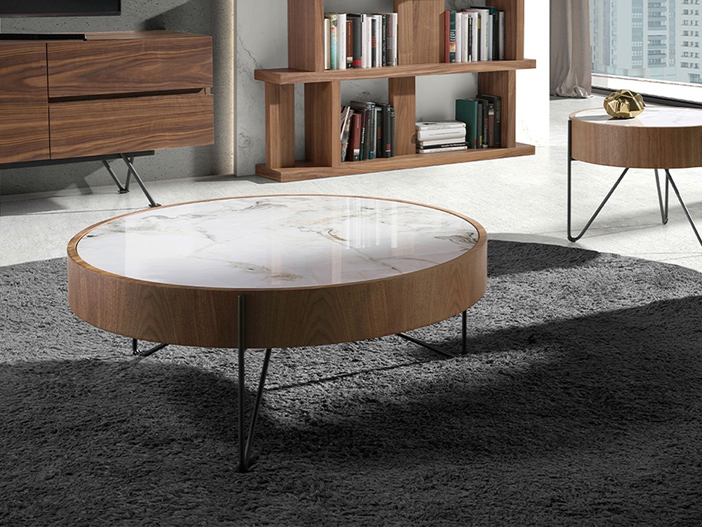 Mesa de centro de diseño vanguardista 2138 de Ángel Cerdá