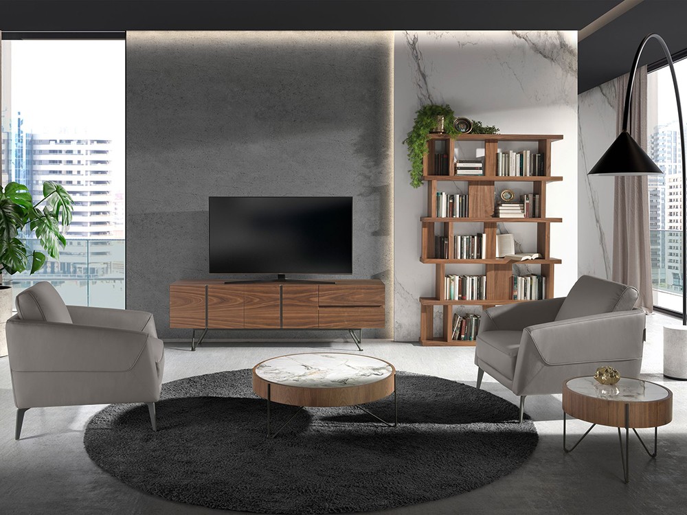 Combina la mesa de centro 2138 de Ángel Cerdá con otras piezas de su colección de salón