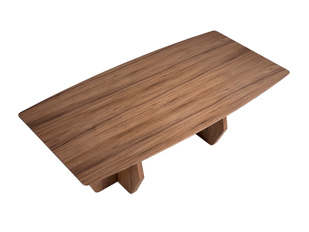 Sobre con silueta barril de la mesa de centro en chapa natural 2142 de Ángel Cerdá