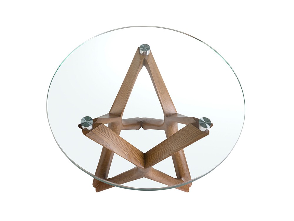 Con sobre de cristal templado mesa 2127 de Ángel Cerdá