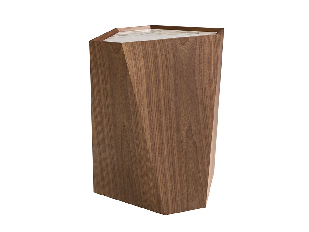 Base de chapa natural de nogal, mesa 2134 de Angel Cerda