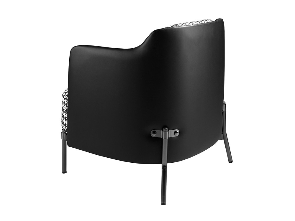 Sillón tapizado en una combinación de polipiel y textil 5139 de Ángel Cerdá