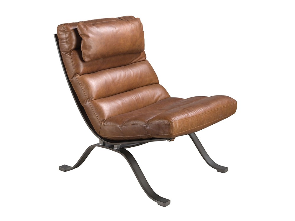 Sillón tapizado en piel 5161 de Ángel Cerdá