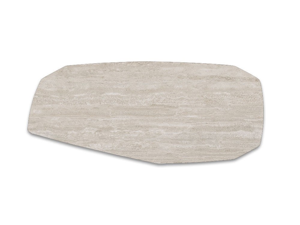 Sobre porcelánico Marmi Colosseo polygon de Cattelan