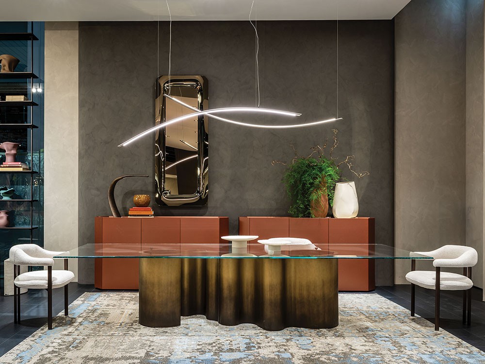 Diseño escultórico con base de acero Papel 3.5 de Cattelan