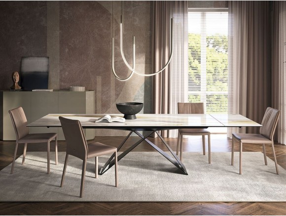Mesa extensible Premier Keramik Drive de Cattelan Italia