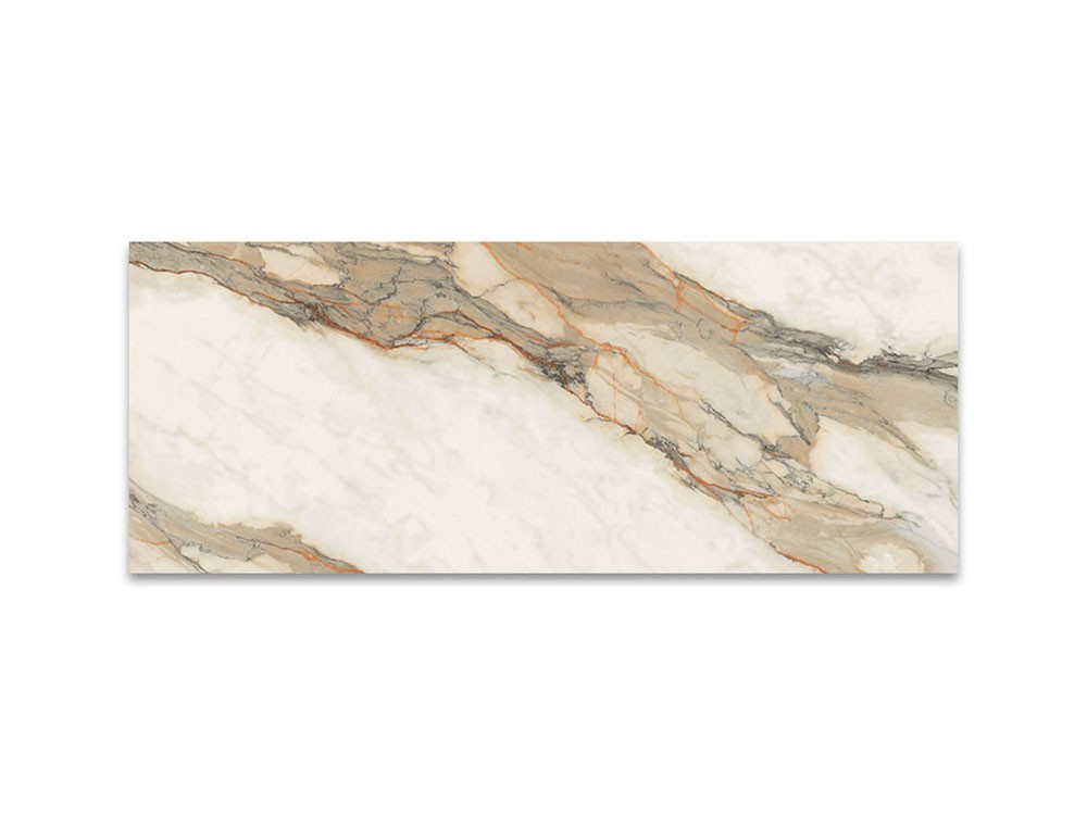 Sobre porcelánico rectangular Borghini Calacatta mate de Cattelan Italia