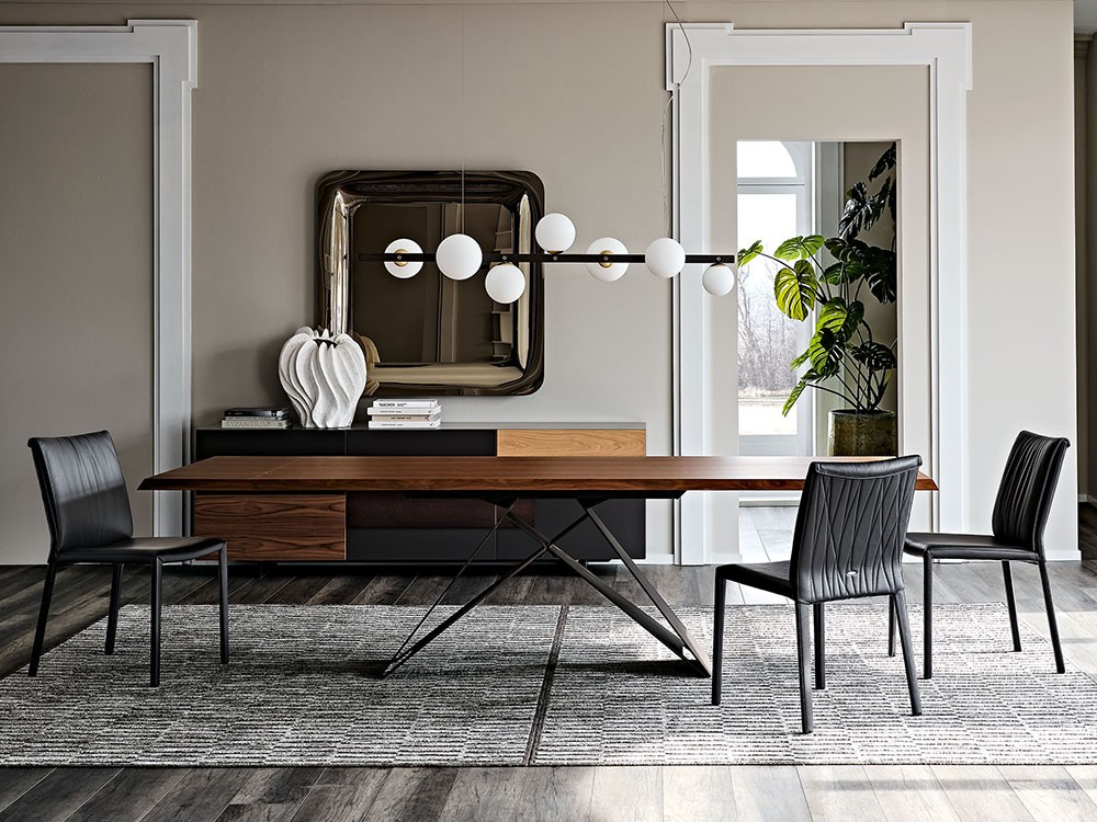 Mesa extensible de comedor Premier Wood Drive de Cattelan