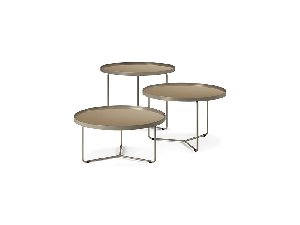 Juego de tres mesas auxiliares Billy Cattelan Italia - 8