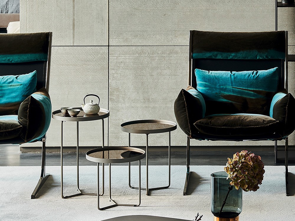 Juego de tres mesas auxiliares Billy Cattelan Italia - 20