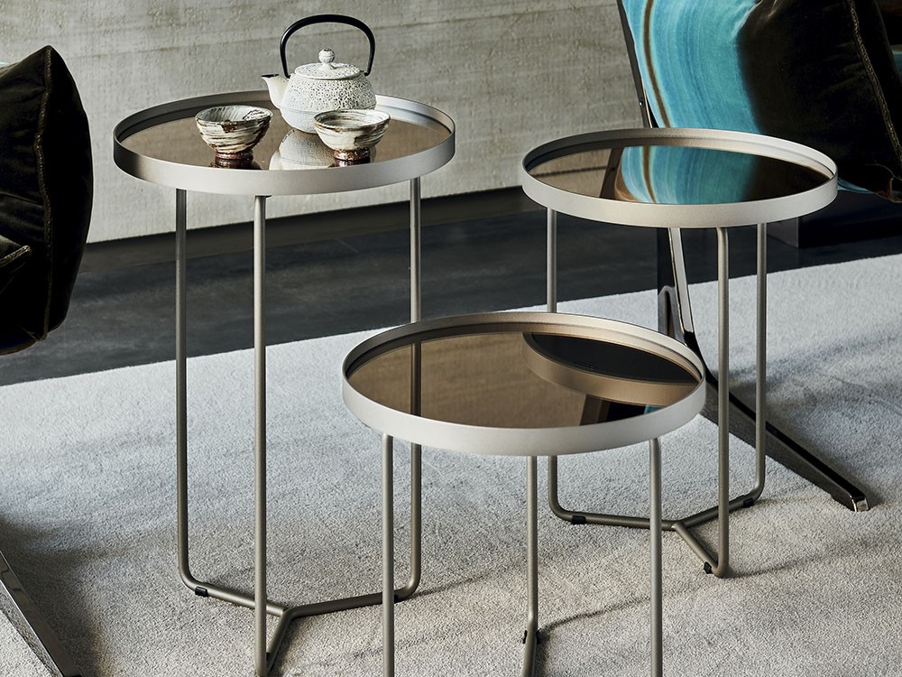 Juego de tres mesas auxiliares Billy Cattelan Italia - 1