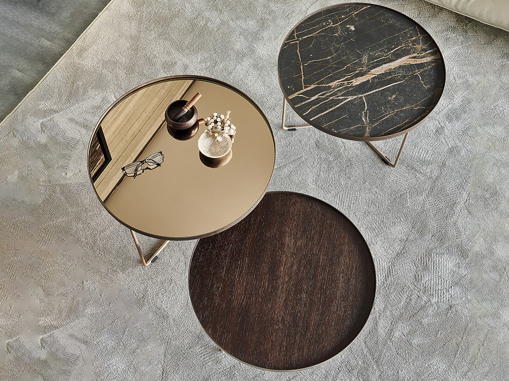 Juego de tres mesas auxiliares Billy Cattelan Italia - 6