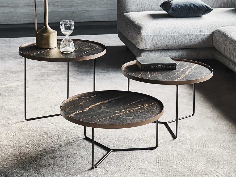 Juego de tres mesas auxiliares Billy Cattelan Italia - 3