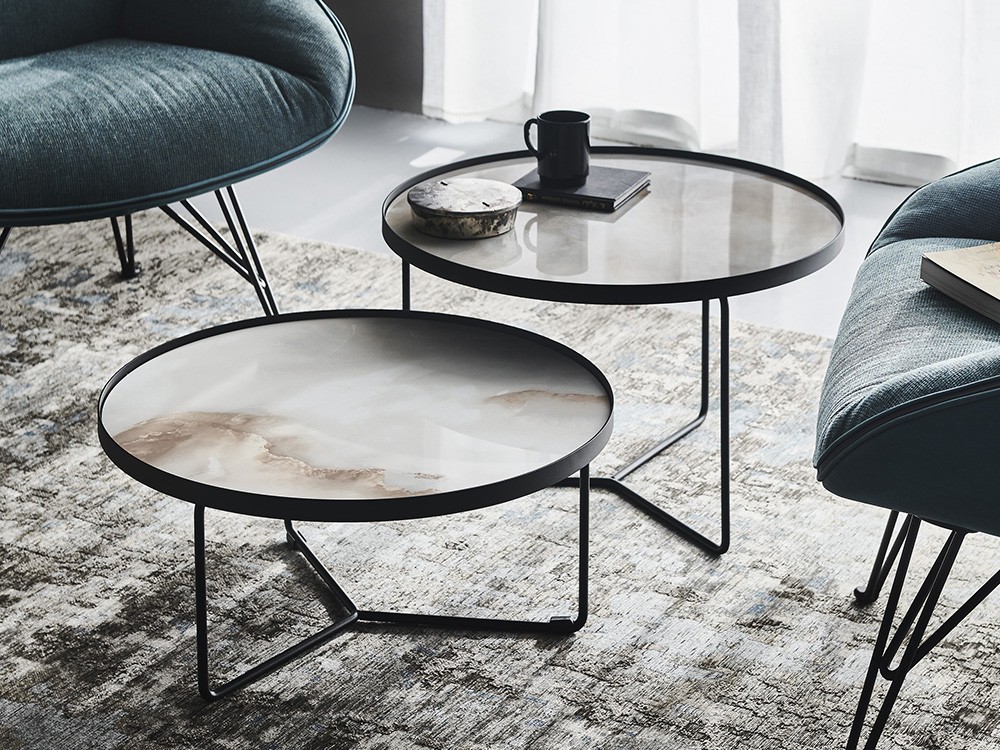 Juego de tres mesas auxiliares Billy Cattelan Italia - 4