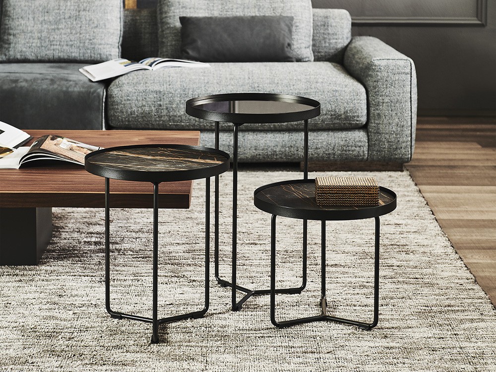 Juego de tres mesas auxiliares Billy Cattelan Italia - 16