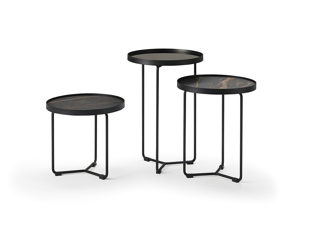 Juego de tres mesas auxiliares Billy Cattelan Italia - 9