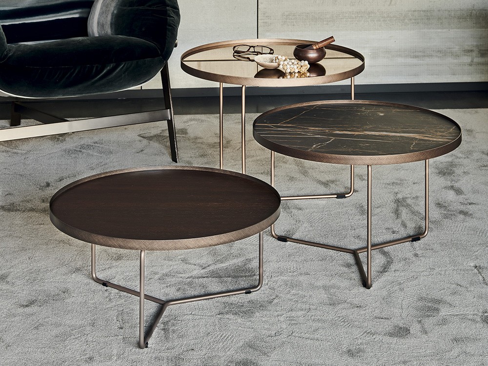 Juego de tres mesas auxiliares Billy Cattelan Italia - 29