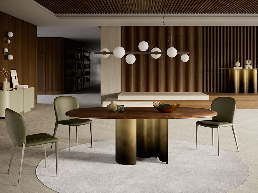 Combina la mesa Papelito Wood con otras piezas de Cattelan Italia