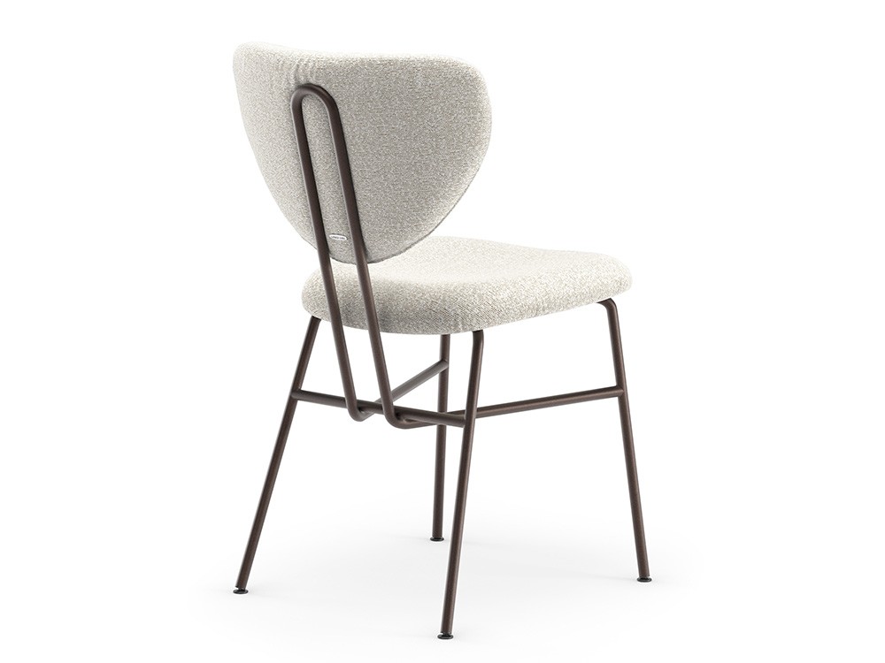 Con estructura de acero, silla de comedor Chloe de Cattelan