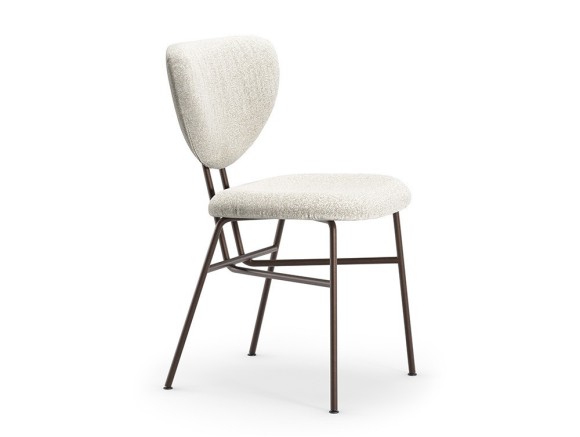 Silla de comedor tapizada Chloe de Cattelan