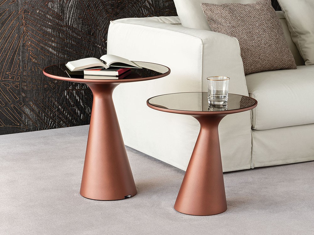 Mesa auxiliar de diseño italiano Peyote de Cattelan