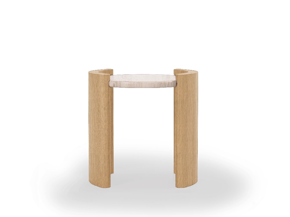 patas den madera de fresno natural Volga de Unika