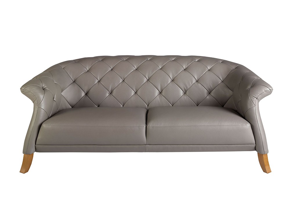 Con patas de madera en color miel sofá de dos plazas 6187 de Ángel Cerdá