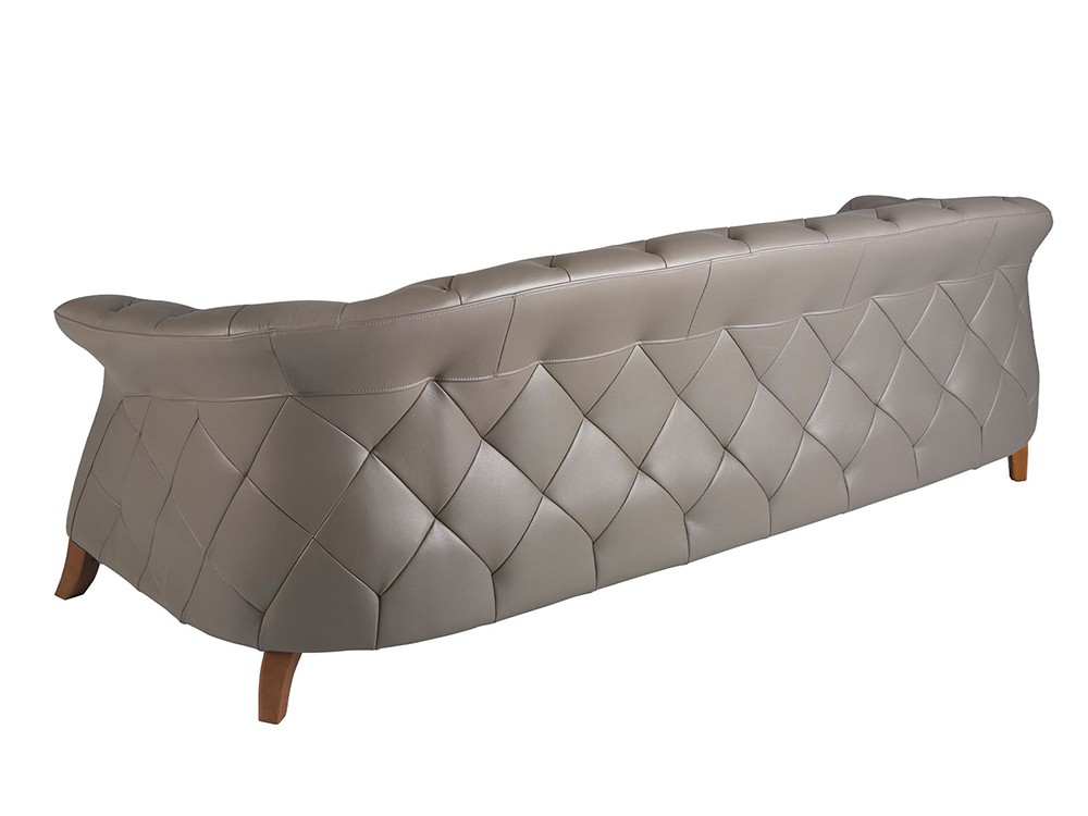 Tapizado en piel natural de origen vacuno color gris 6188 de Ángel Cerdá
