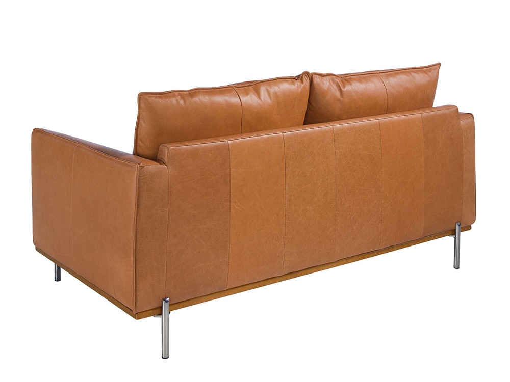 Tapizado en piel natural de origen vacuno color marrón 6129 o 6130 de Ángel Cerdá