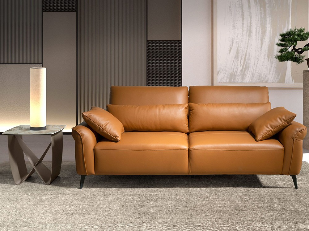 Combina el sofá de dos o tres plazas con otras piezas de la colección de salón de Ángel Cerdá