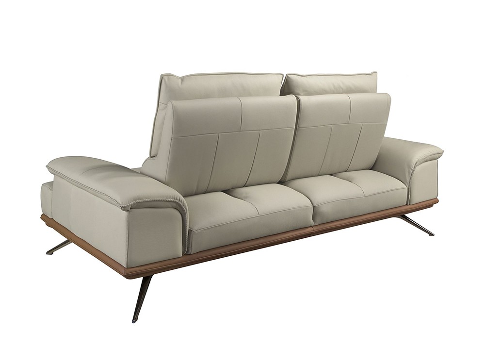 Piel natural de origen vacuno de 1.25mm de espesor en color gris taupé de Ángel Cerdá