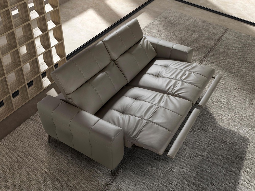 Gracias a su mecanismo relax independiente podrás ajustar los asientos, sofá 6209 Ángel Cerdá