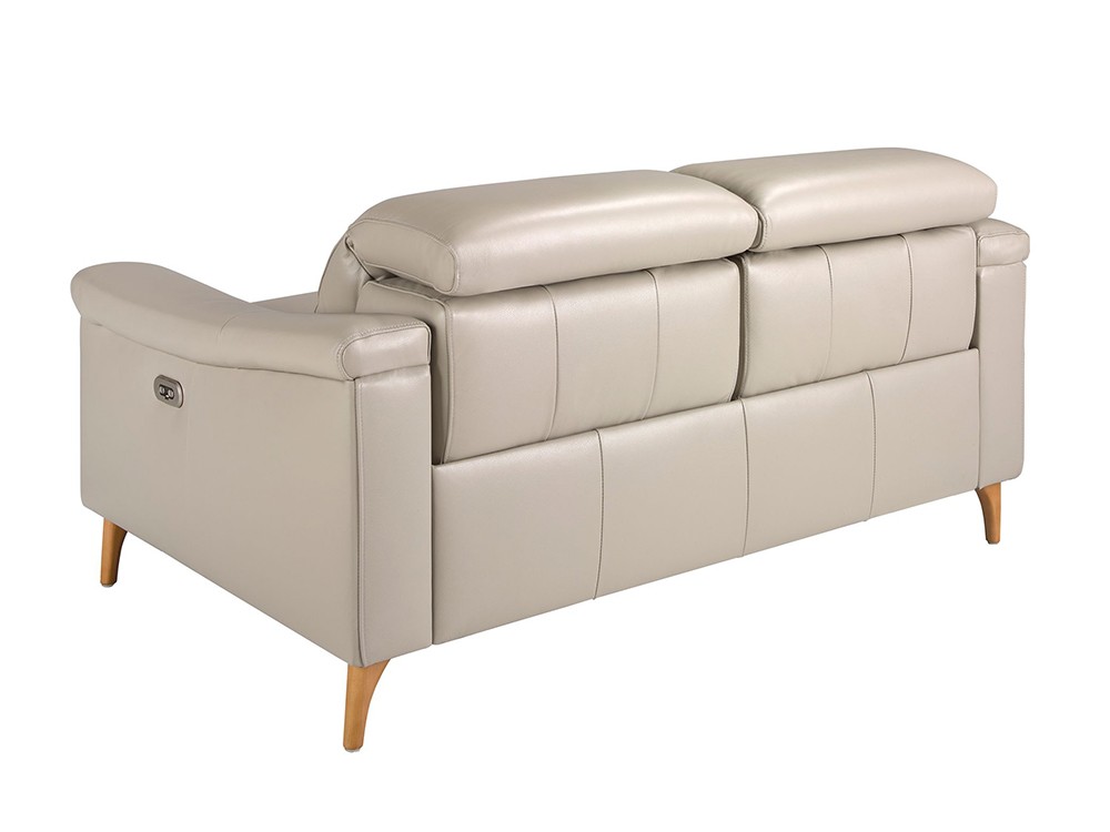 Botonera con USB del sofá de dos o tres plazas tapizado en piel 6189 o 6190 Ángel Cerdá