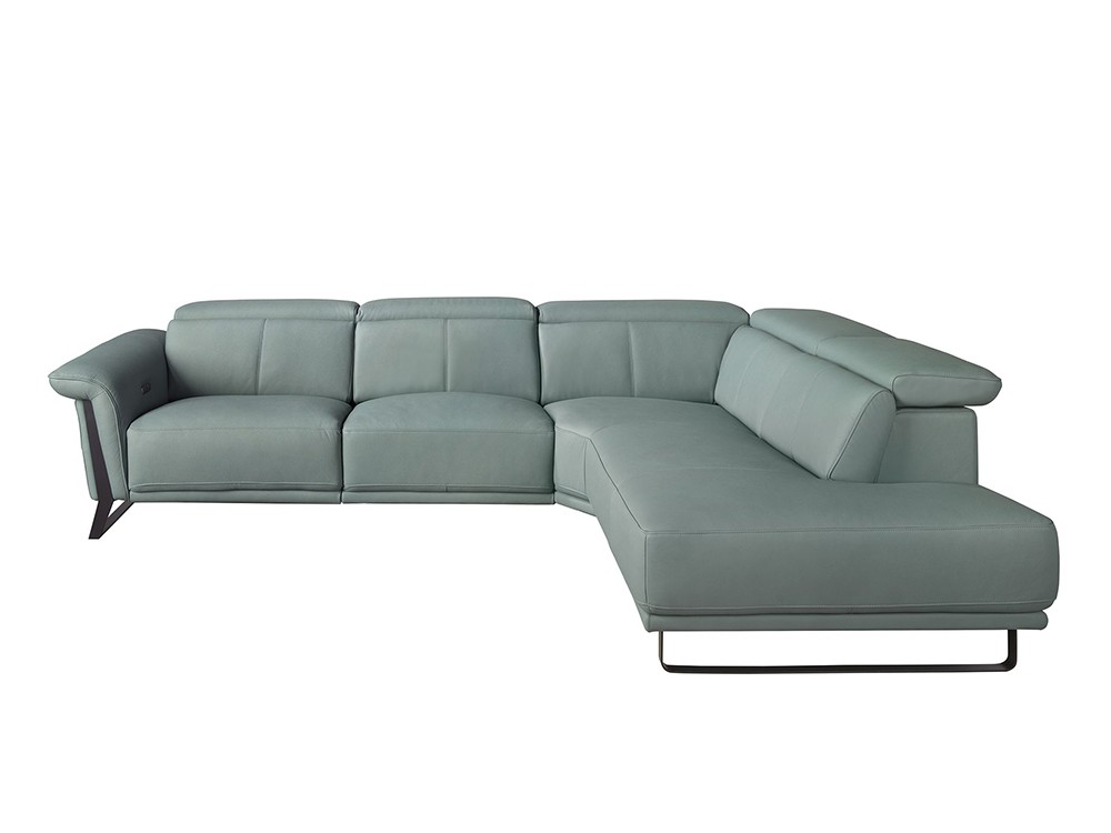 Sofá relax rincón terminal con patas de acero negro 6252 o 6251 de Ángel Cerdá