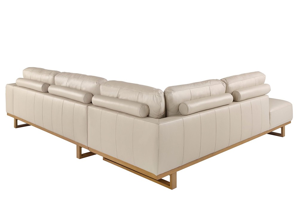 Sofá con base de madera en color miel 6203 o 6204 de Ángel Cerdá