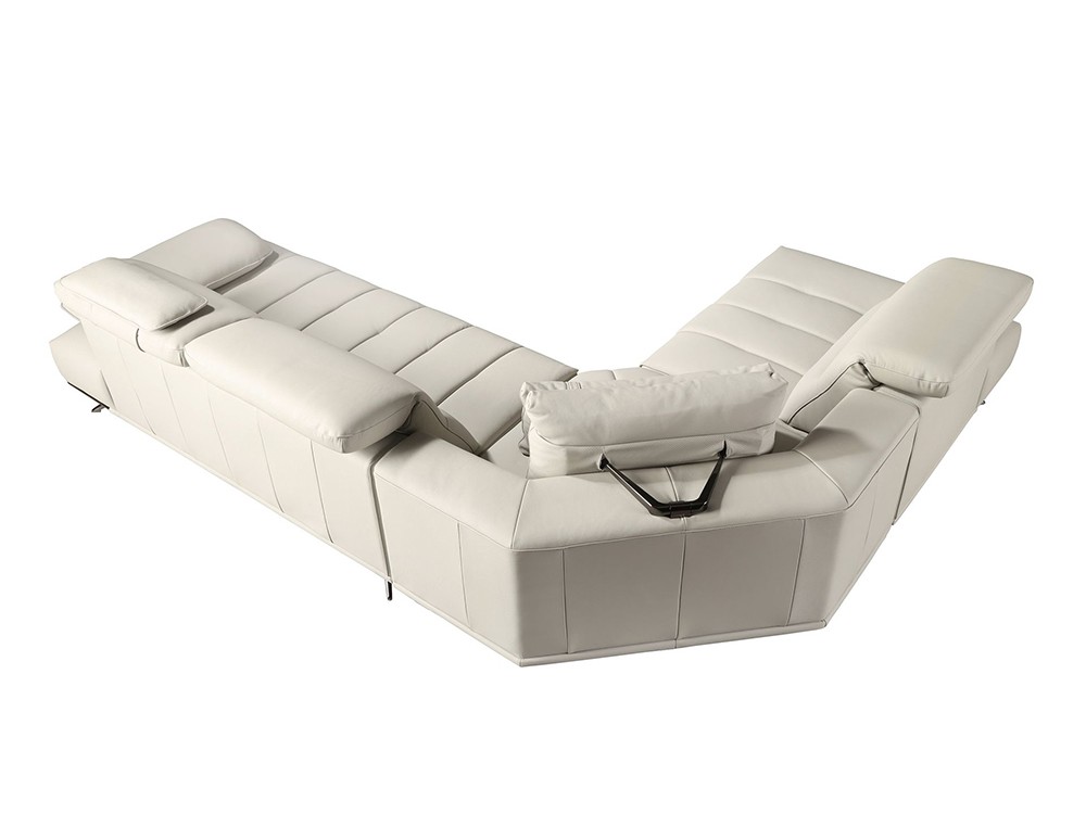 Sofá con base de madera en color nogal oscuro 6244 o 6243 de Ángel Cerdá