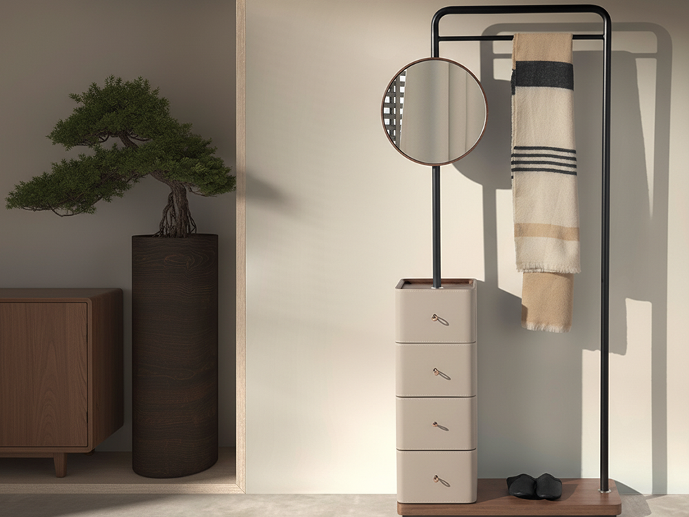 perchero con espejo y cajones 3281 de Ángel Cerdá