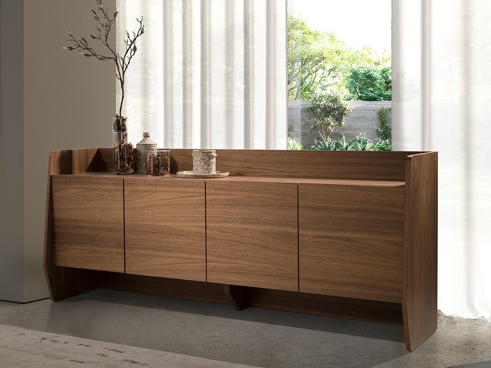 Aparador bajo en chapa natural de nogal 3266 de Ángel Cerdá