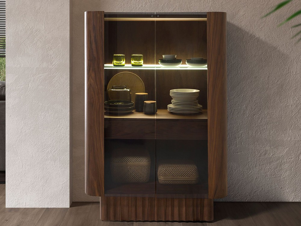 Con luz led interior, vitrina alta 3273 de Ángel Cerdá