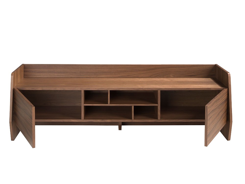 Mueble TV chapado en nogal de 0.5mm de espesor 3267 de Ángel Cerdá