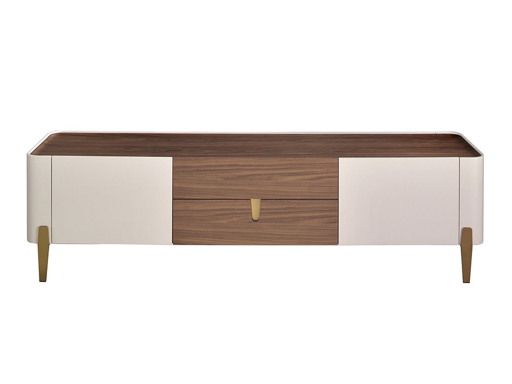 Mueble TV chapado en nogal de 0.5mm de espesor 3275 de Ángel Cerdá