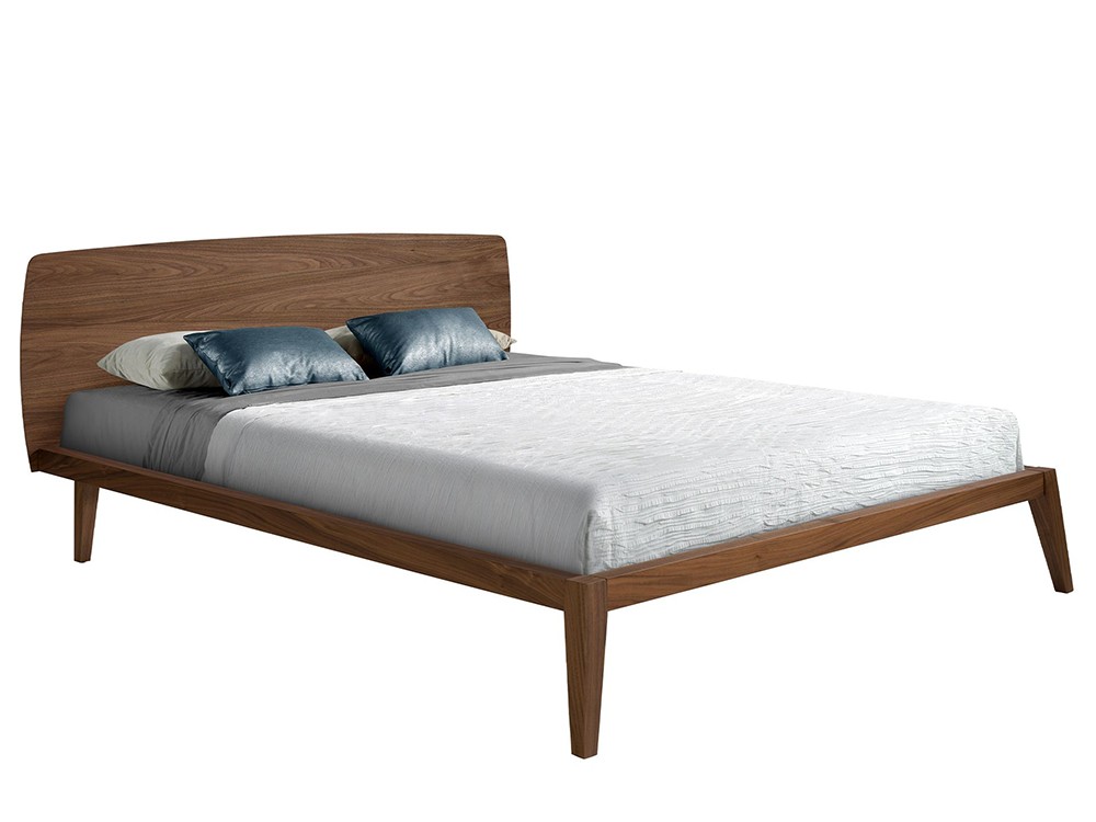 Estructura de cama de chapa natural de nogal 7178 de Ángel Cerdá