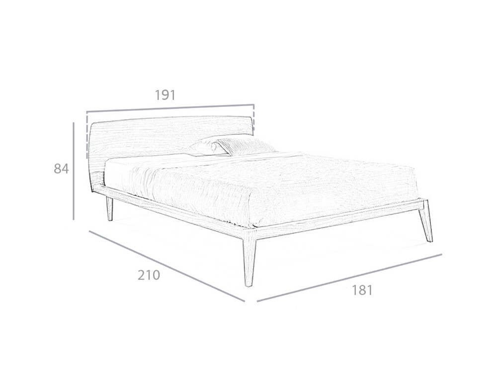 Medidas de la cama 7178 de Ángel Cerdá