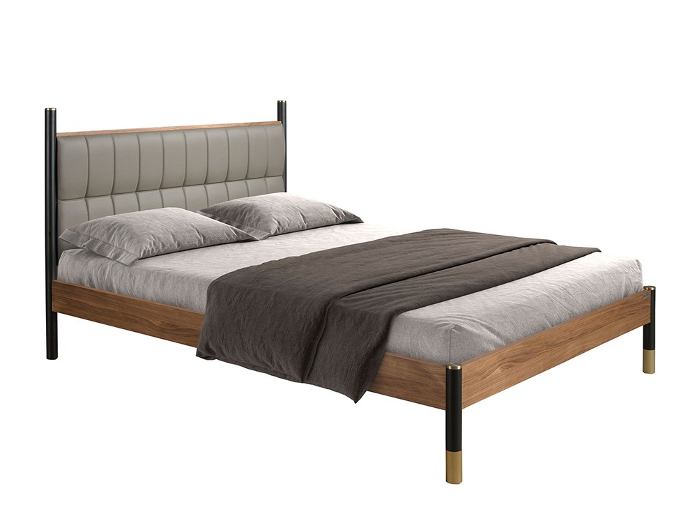 Detalle del cabecero tapizado en polipiel 7169 de Ángel cerdá