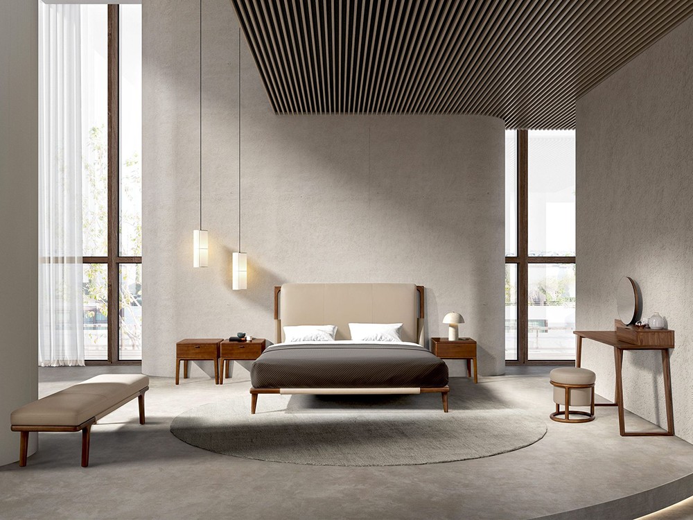 Combina la estructura de cama 7194 con otras piezas de la colección de ángel cerdá