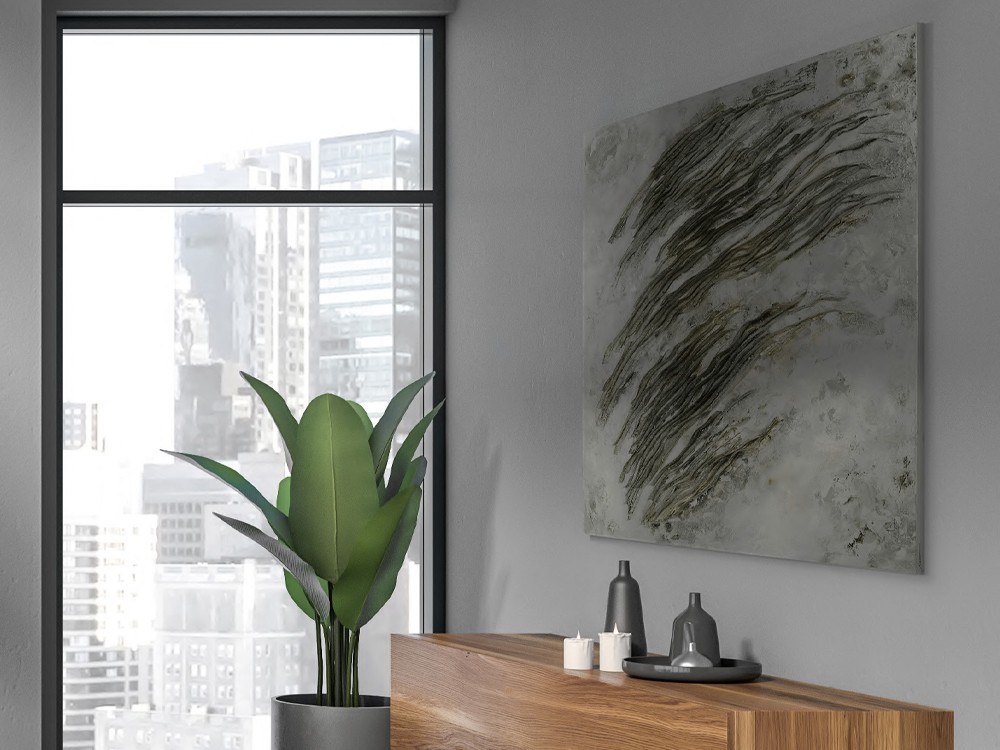 Cuadro en Lienzo Cierzo de Vicente soriano de 150x150cm