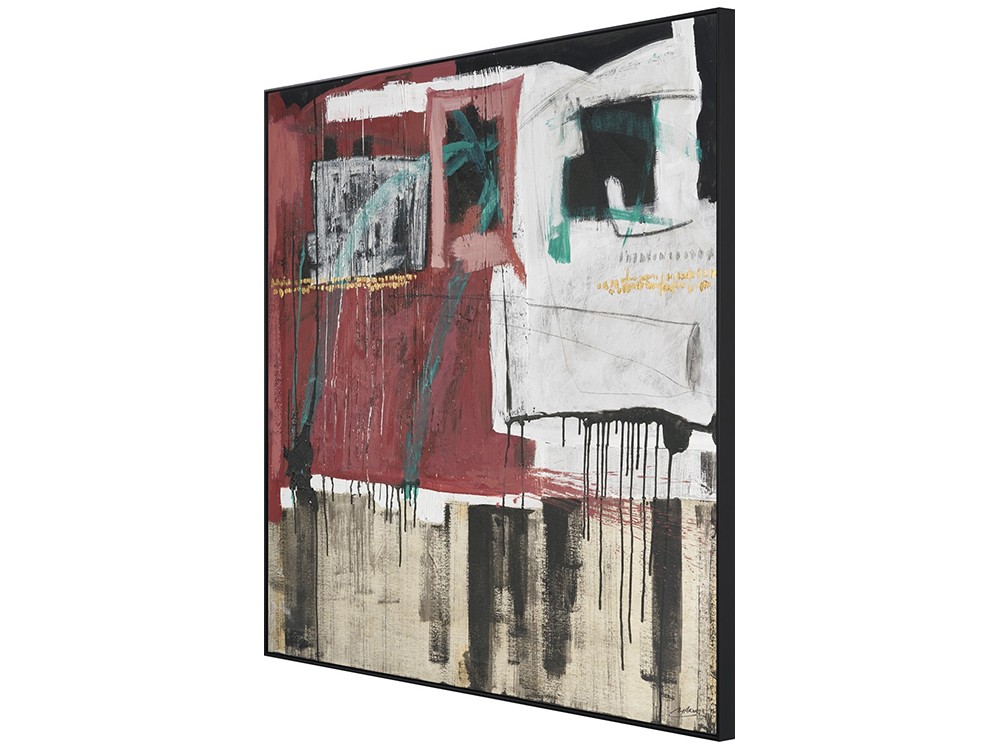 Con marco L negro, cuadro proyectos de Marina Nova