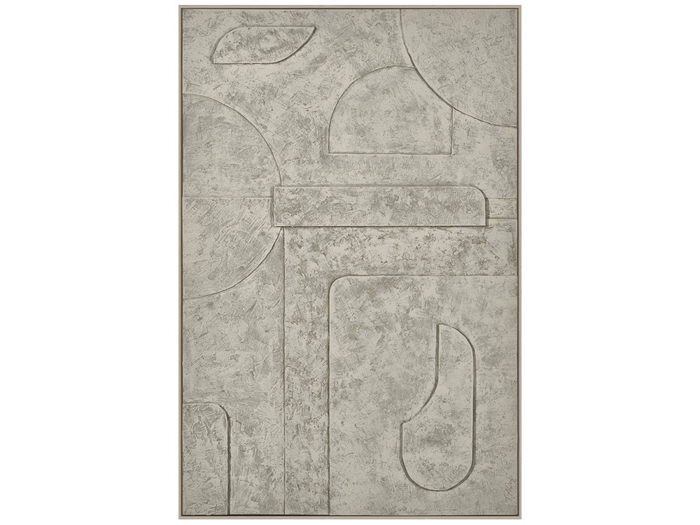 Obra pintada a mano con certificado de autenticidad Fornells 03 Topo de Teresa Alonso